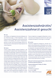 Anzeige Zahnarzt