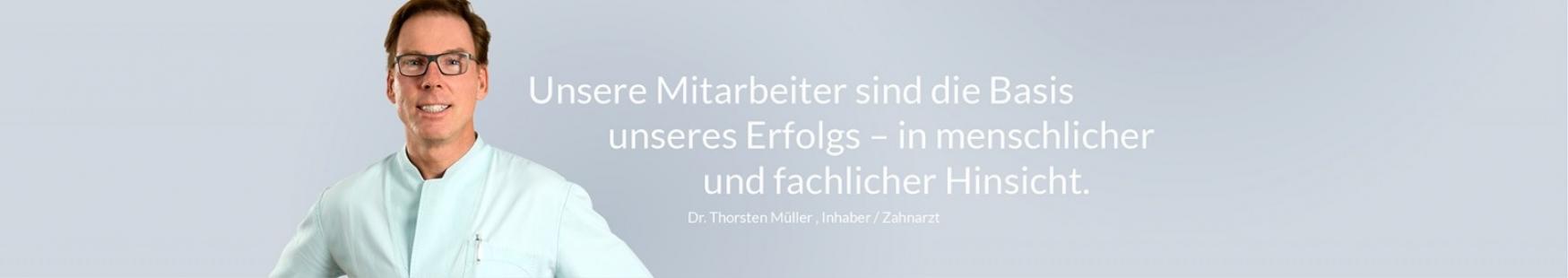 Dr. Müller über Stellen und Jobs - Gesellschafter bei ZahnärzteMG Zahnarzt Mönchengladbach